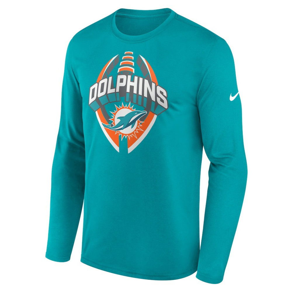 Primetime Legend Icon Performance Long Sleeve T-Shirt - Miami Dolphins