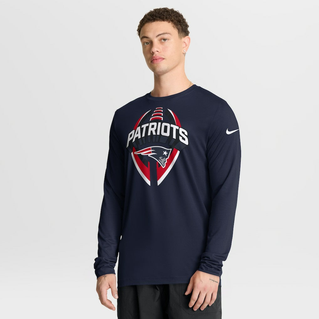 Primetime Legend Icon Performance Long Sleeve T-Shirt - New England Patriots