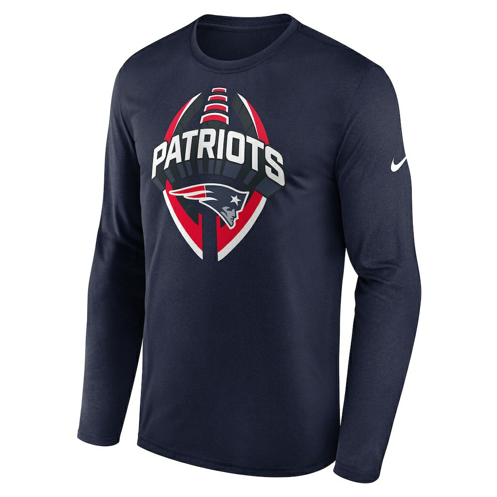 Primetime Legend Icon Performance Long Sleeve T-Shirt - New England Patriots