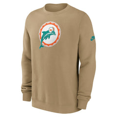 Swing Pass Rewind Club Pullover Sweatshirt - Miami Dolphins