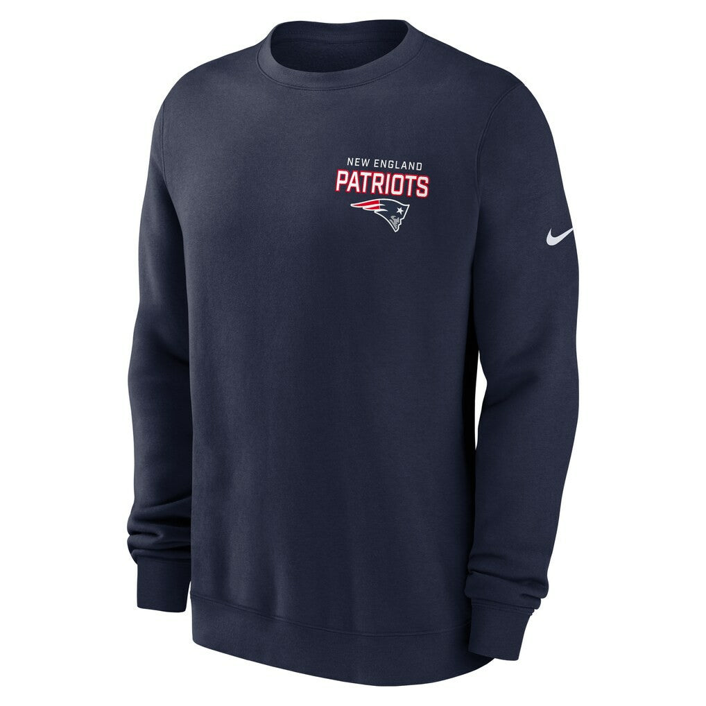 Primetime Club Fleece Pullover Sweatshirt - New England Patriots