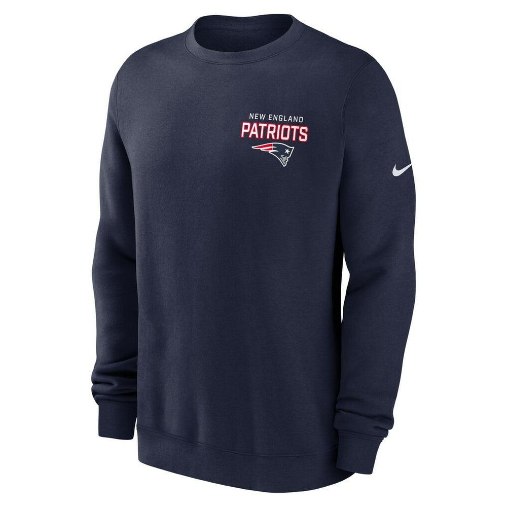 Primetime Club Fleece Pullover Sweatshirt - New England Patriots