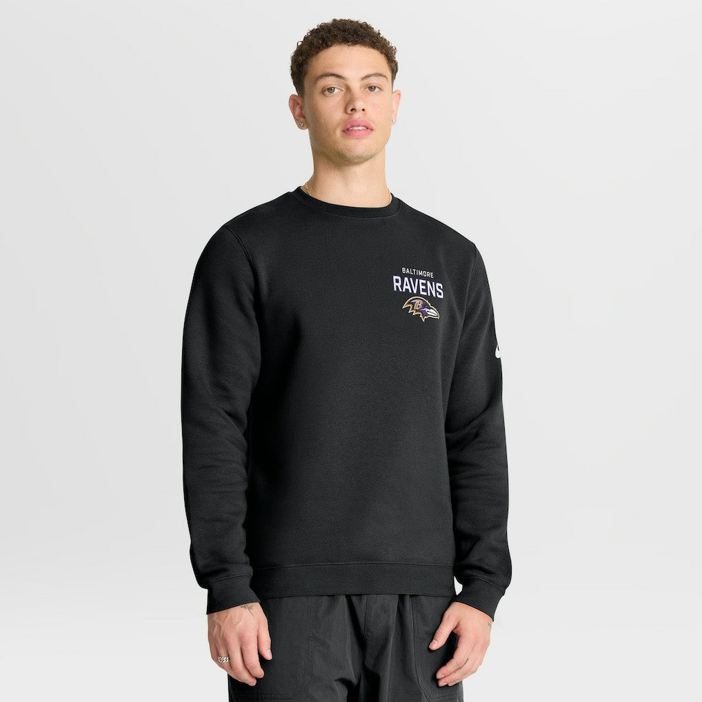 Primetime Club Fleece Pullover Sweatshirt - Baltimore Ravens