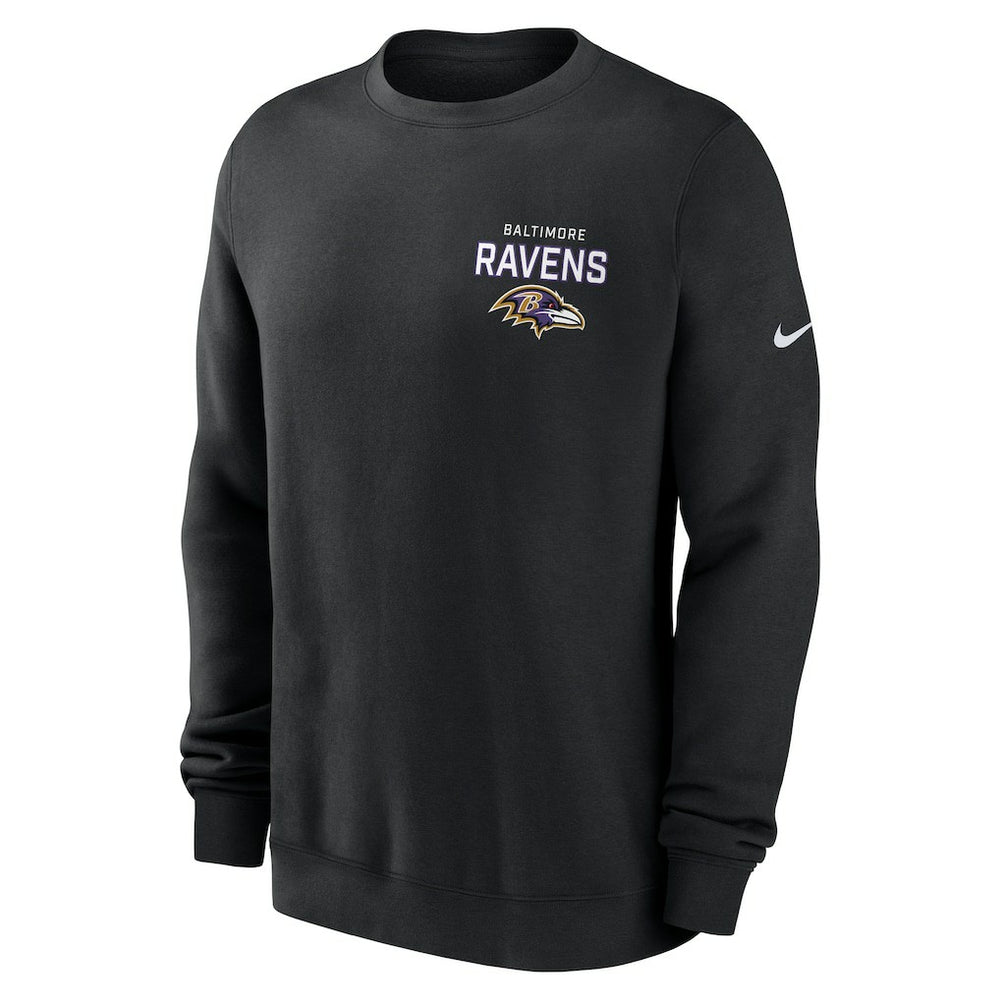 Primetime Club Fleece Pullover Sweatshirt - Baltimore Ravens