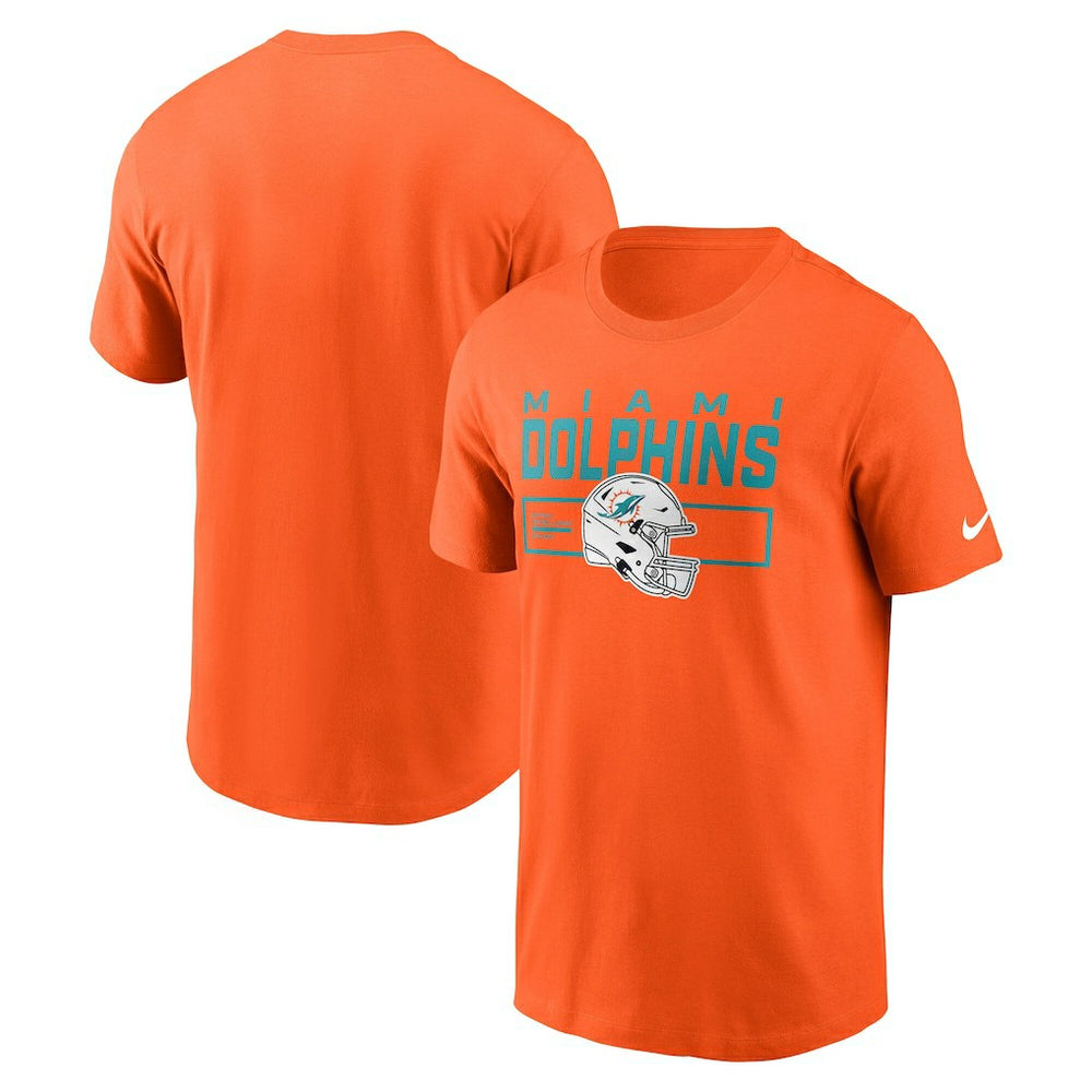 Primetime Helmet Essential T-Shirt - Miami Dolphins