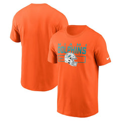 Primetime Helmet Essential T-Shirt - Miami Dolphins