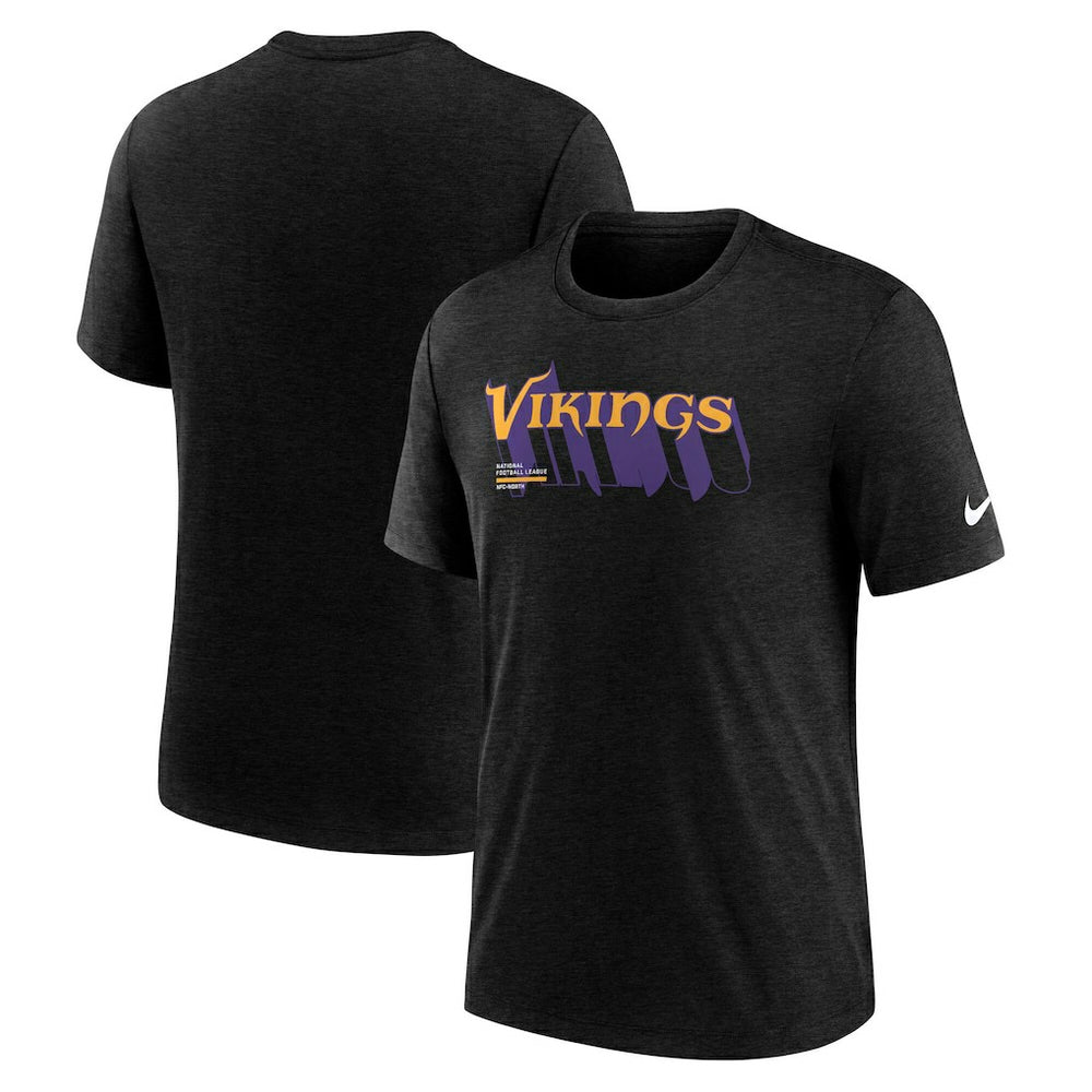 Long Pass Tri-Blend T-Shirt - Minnesota Vikings