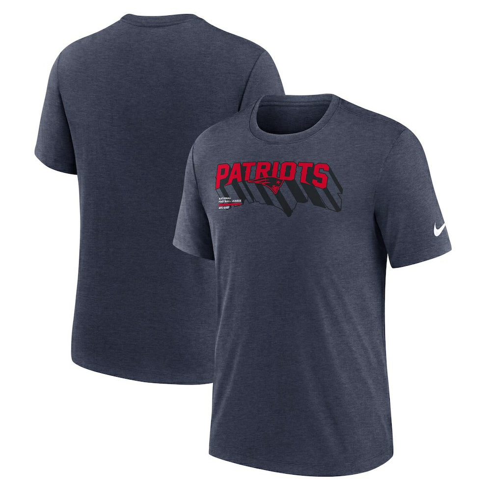 Long Pass Tri-Blend T-Shirt - New England Patriots