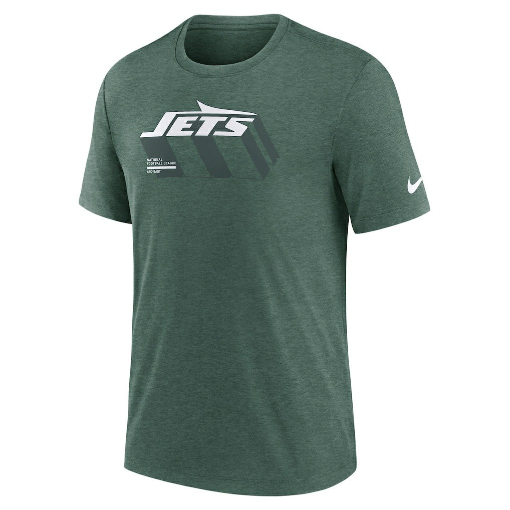Long Pass Tri-Blend T-Shirt - New York Jets