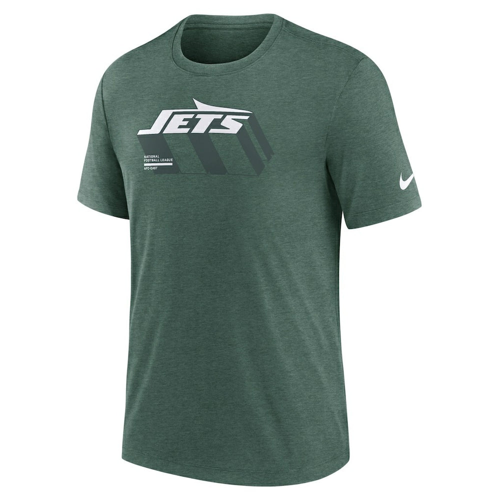 Long Pass Tri-Blend T-Shirt - New York Jets