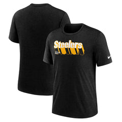 Long Pass Tri-Blend T-Shirt - Pittsburgh Steelers
