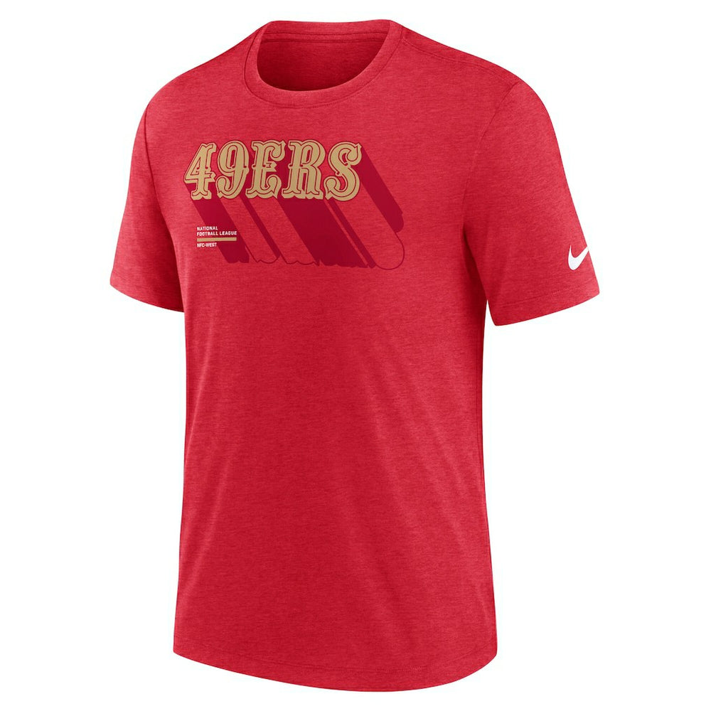 Long Pass Tri-Blend T-Shirt - San Francisco 49ers