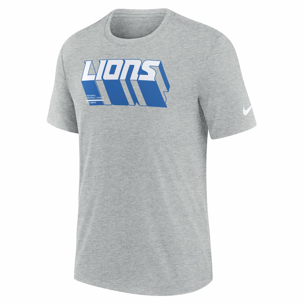 Long Pass Tri-Blend T-Shirt - Detroit Lions