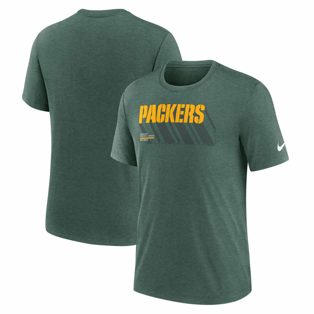Long Pass Tri-Blend T-Shirt - Green Bay Packers