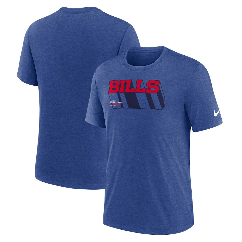 Long Pass Tri-Blend T-Shirt - Buffalo Bills