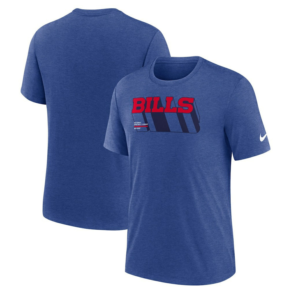 Long Pass Tri-Blend T-Shirt - Buffalo Bills