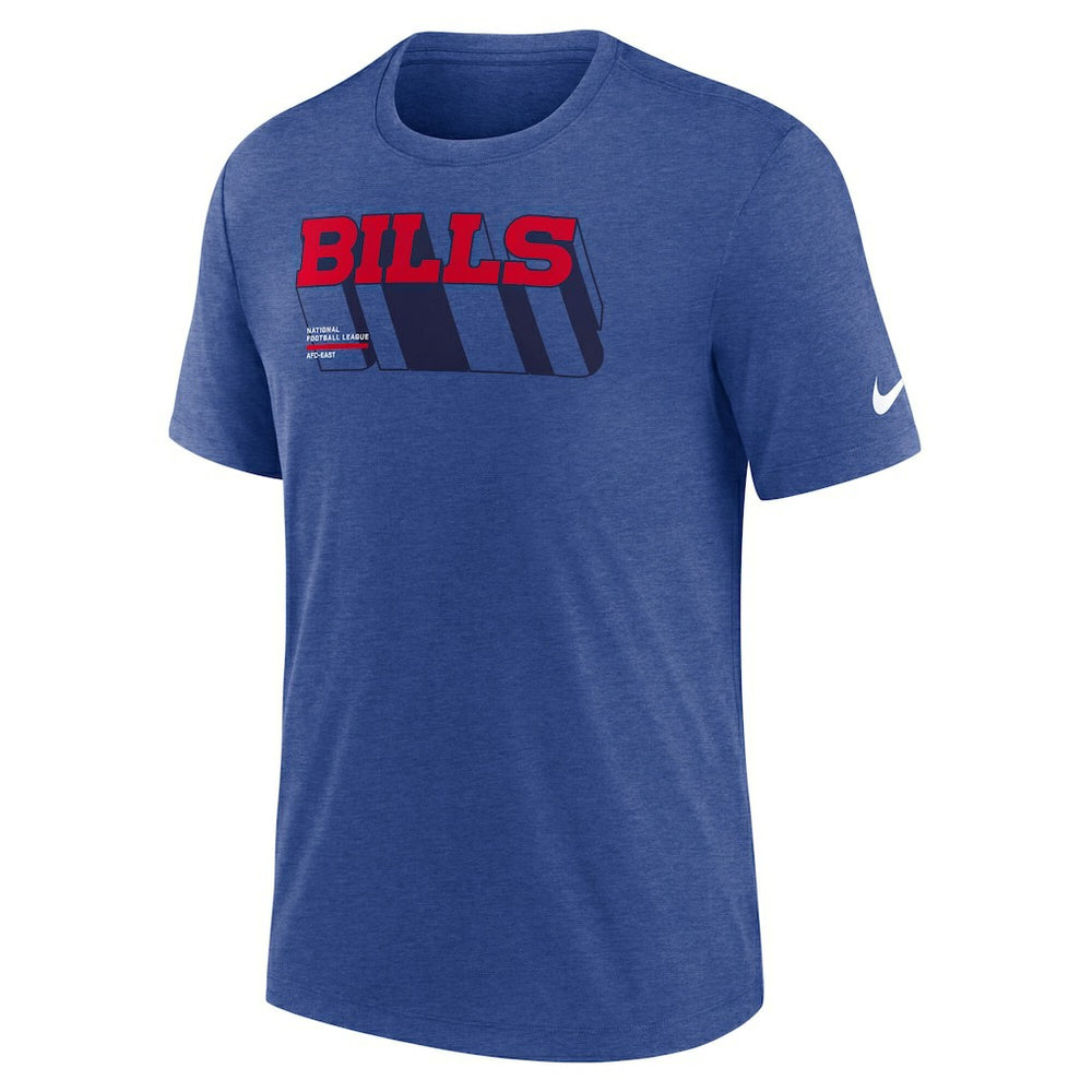 Long Pass Tri-Blend T-Shirt - Buffalo Bills