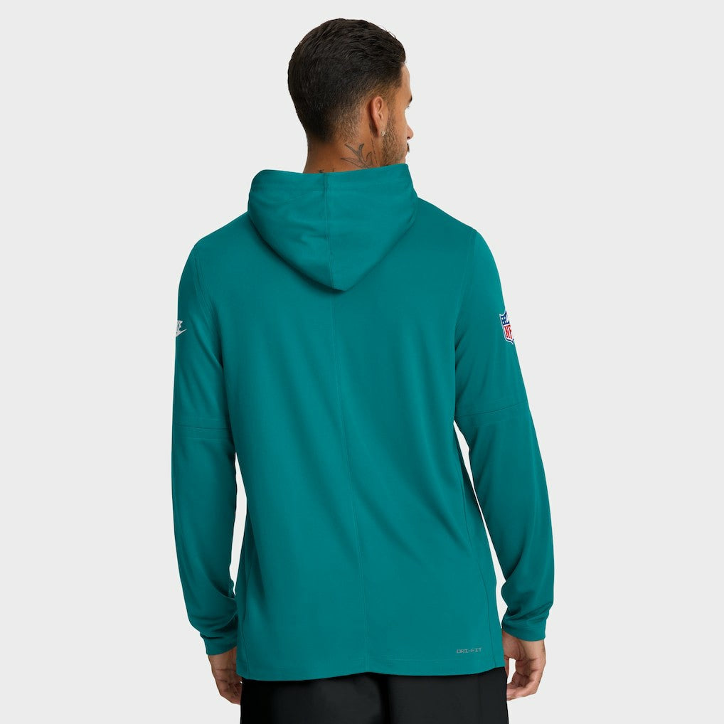 Big & Tall Alt Pack Dri-FIT Long Sleeve Hoodie T-Shirt  - Miami Dolphins