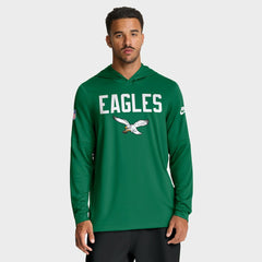 Big & Tall Alt Pack Dri-FIT Long Sleeve Hoodie T-Shirt  - Philadelphia Eagles