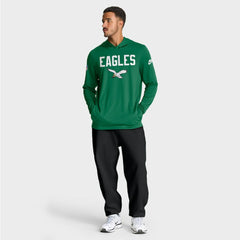 Big & Tall Alt Pack Dri-FIT Long Sleeve Hoodie T-Shirt  - Philadelphia Eagles
