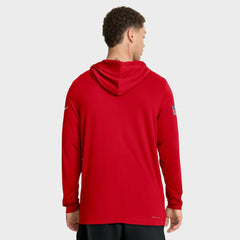 Big & Tall Sideline Dri-FIT Long Sleeve Hoodie T-Shirt - Kansas City Chiefs