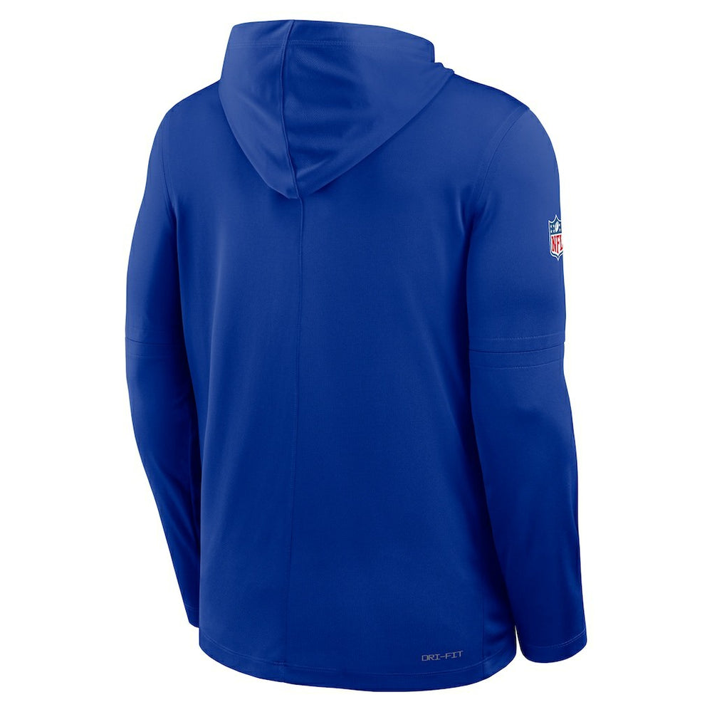 Big & Tall Sideline Dri-FIT Long Sleeve Hoodie T-Shirt - Buffalo Bills