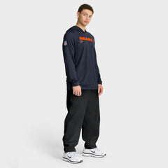 Big & Tall Sideline Dri-FIT Long Sleeve Hoodie T-Shirt - Chicago Bears