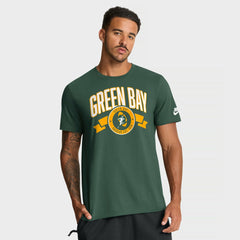 Rewind Front and Back Hit Essential T-Shirt - Green Bay Packers