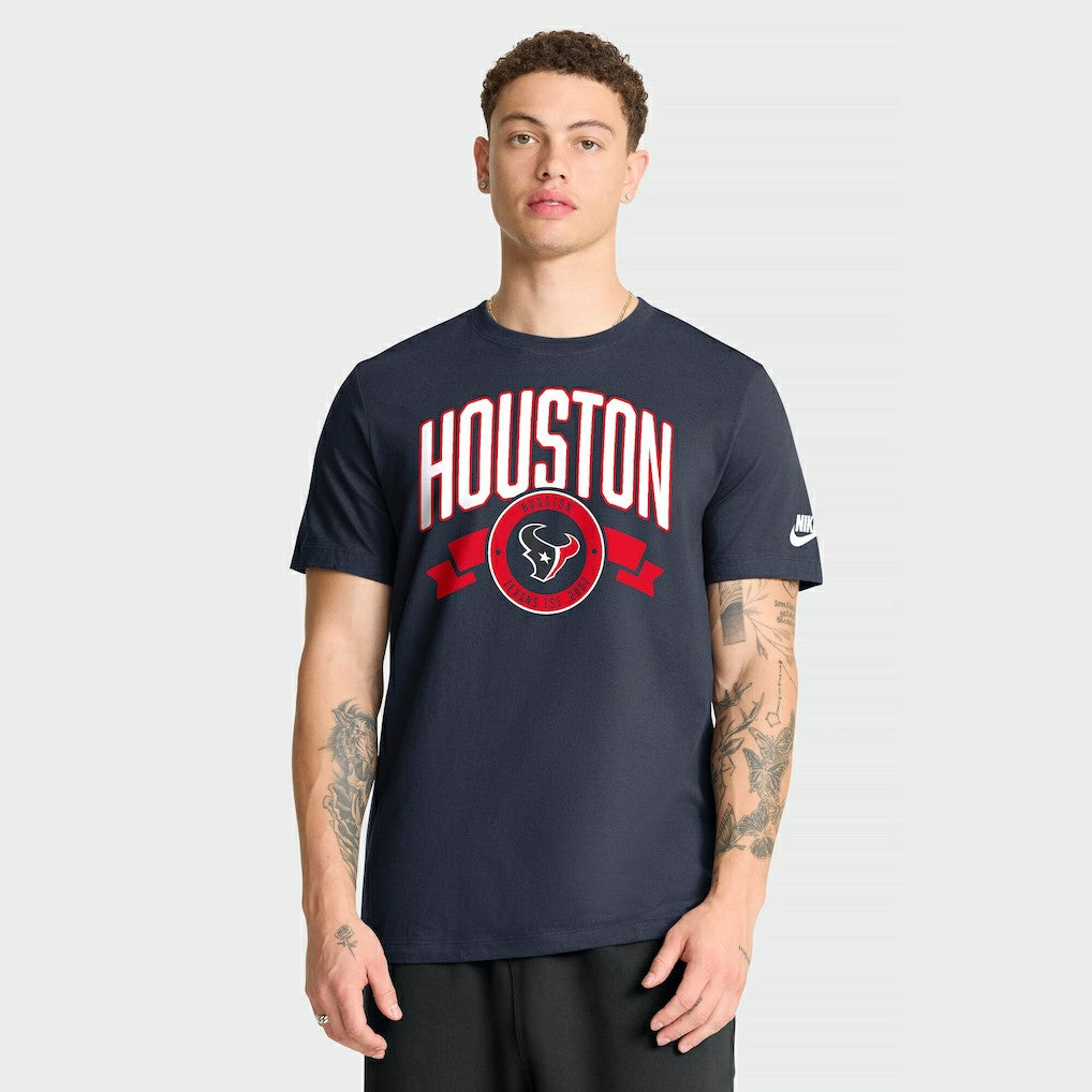 Rewind Front and Back Hit Essential T-Shirt - Houston Texans