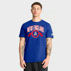 Rewind Front and Back Hit Essential T-Shirt - New England Patriots