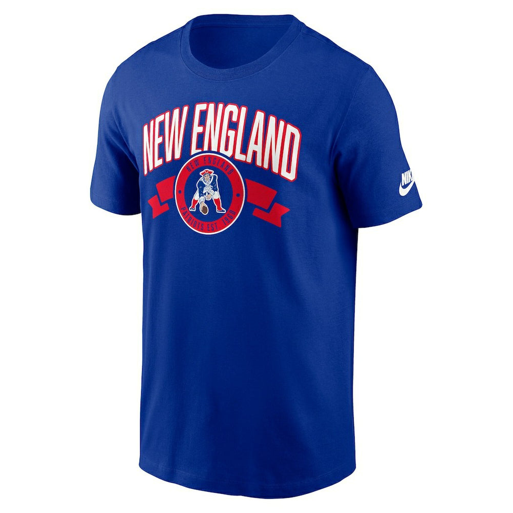Rewind Front and Back Hit Essential T-Shirt - New England Patriots