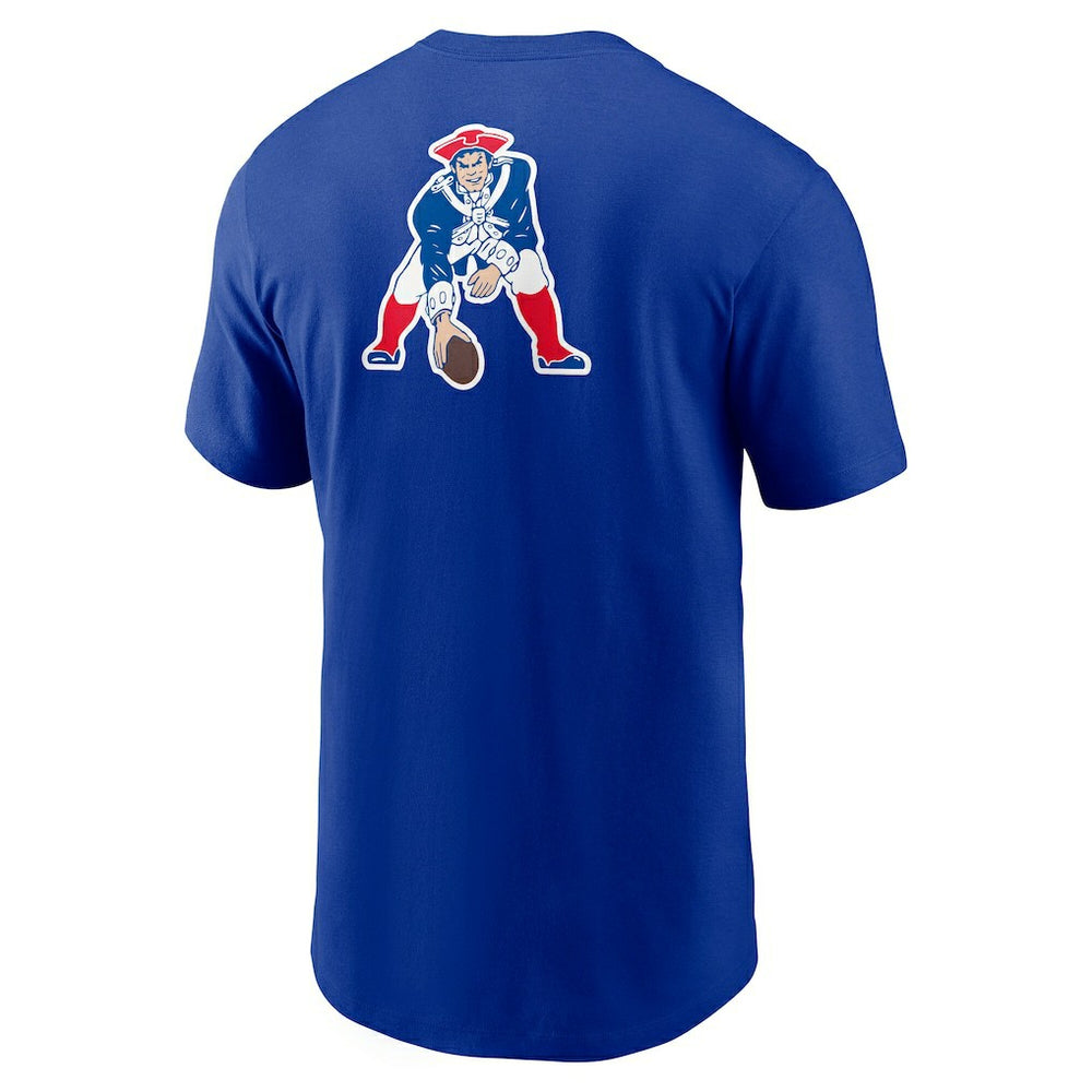 Rewind Front and Back Hit Essential T-Shirt - New England Patriots