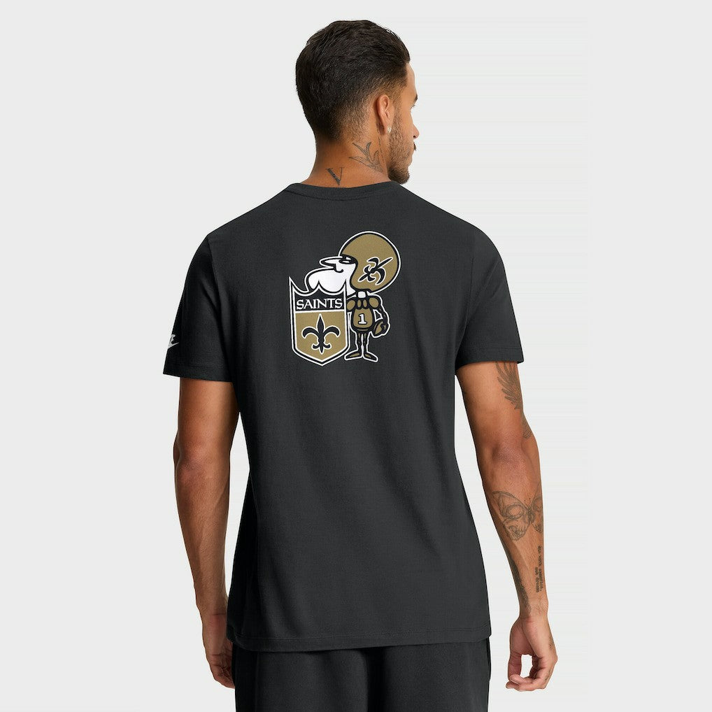 Rewind Front and Back Hit Essential T-Shirt - New Orleans Saints