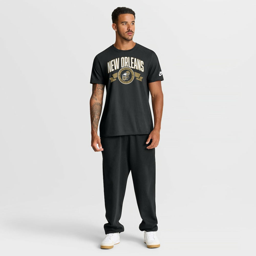 Rewind Front and Back Hit Essential T-Shirt - New Orleans Saints