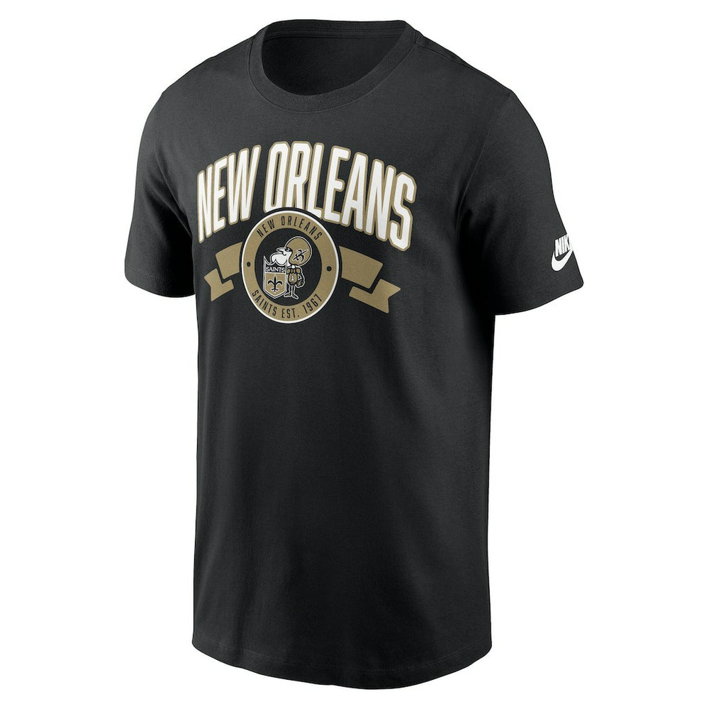 Rewind Front and Back Hit Essential T-Shirt - New Orleans Saints