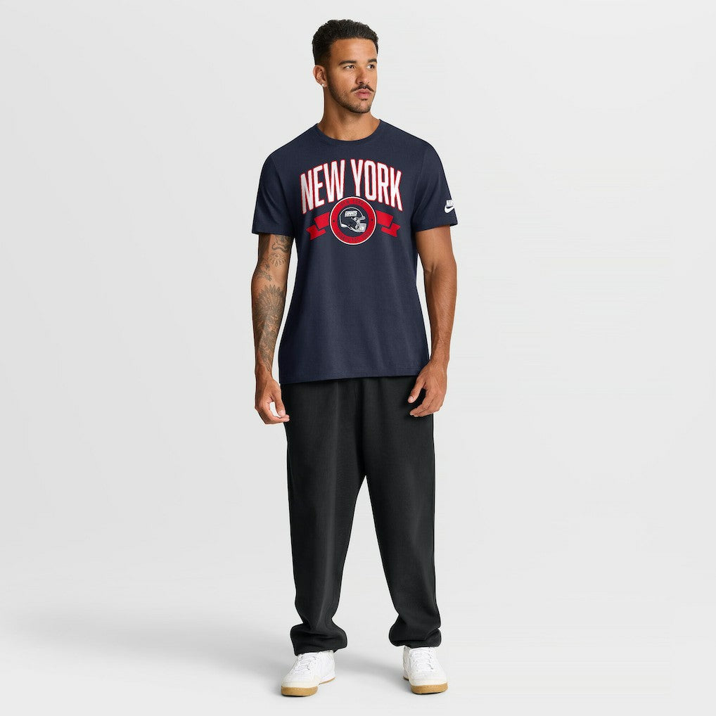 Rewind Front and Back Hit Essential T-Shirt - New York Giants