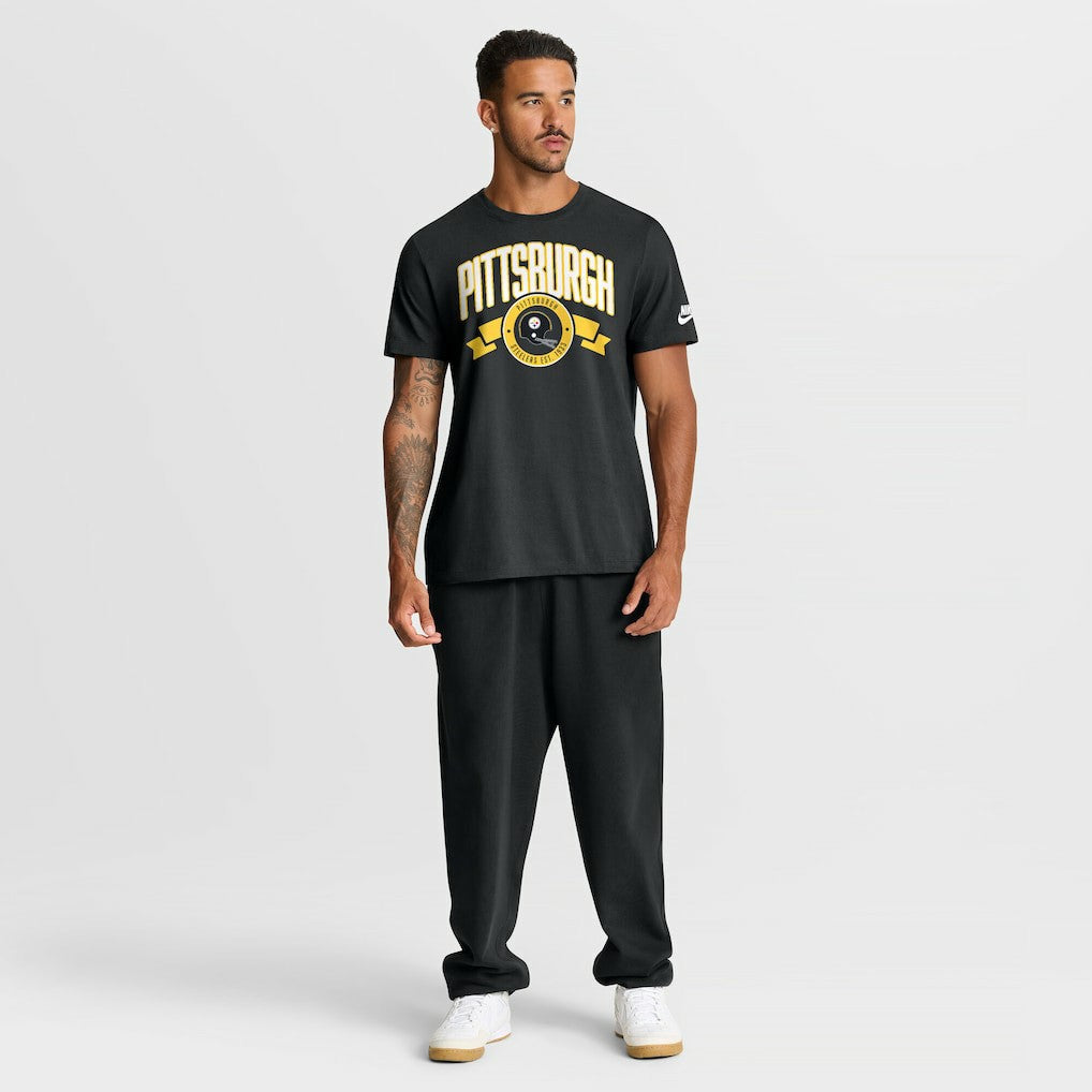 Rewind Front and Back Hit Essential T-Shirt - Pittsburgh Steelers