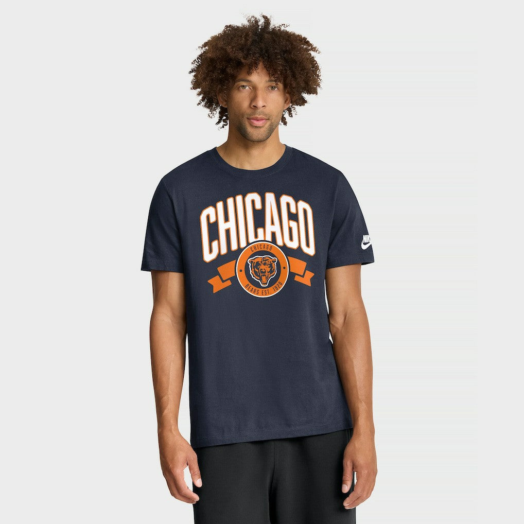 Rewind Front and Back Hit Essential T-Shirt - Chicago Bears