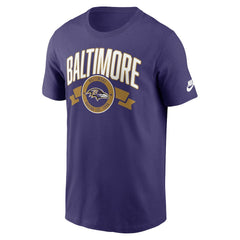 Rewind Front and Back Hit Essential T-Shirt - Baltimore Ravens