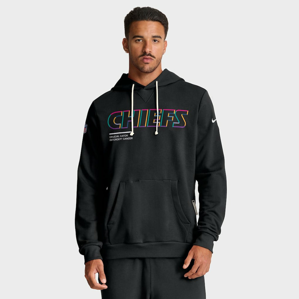 Tall 2025 NFL Crucial Catch Sideline Standard Issue Dri-FIT Hoodie - Kansas City Chiefs