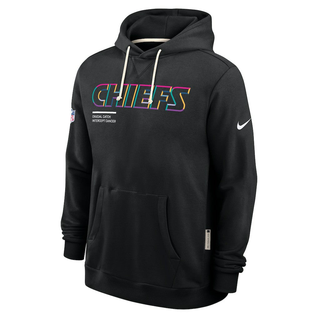 Tall 2025 NFL Crucial Catch Sideline Standard Issue Dri-FIT Hoodie - Kansas City Chiefs