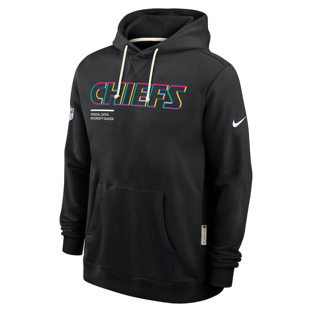 Tall 2025 NFL Crucial Catch Sideline Standard Issue Dri-FIT Hoodie - Kansas City Chiefs
