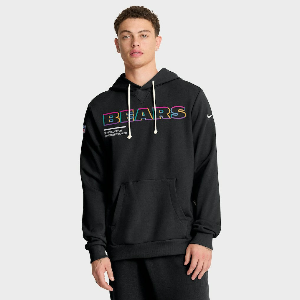 Tall 2025 NFL Crucial Catch Sideline Standard Issue Dri-FIT Hoodie - Chicago Bears