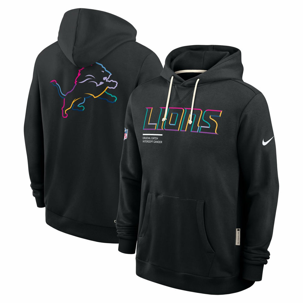 Tall 2025 NFL Crucial Catch Sideline Standard Issue Dri-FIT Hoodie - Detroit Lions