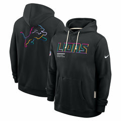 Tall 2025 NFL Crucial Catch Sideline Standard Issue Dri-FIT Hoodie - Detroit Lions