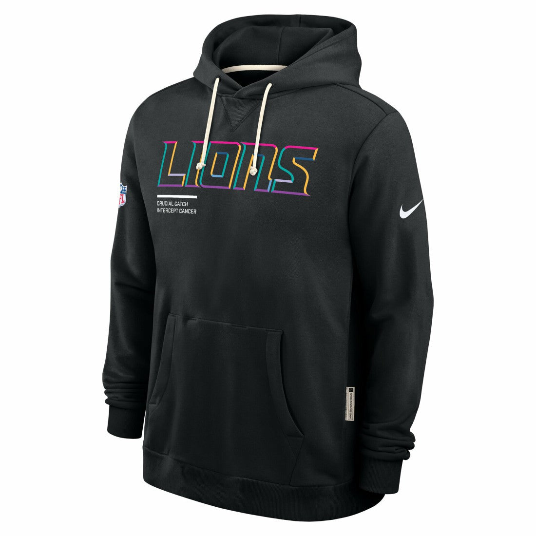 Tall 2025 NFL Crucial Catch Sideline Standard Issue Dri-FIT Hoodie - Detroit Lions