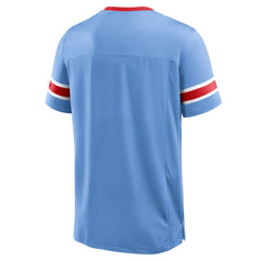 Oilers Throwback Hometown Premium Hashmark V-Neck T-Shirt - Tennessee Titans
