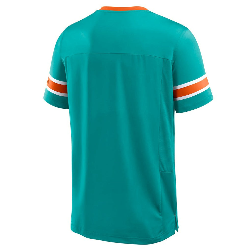 Hometown Premium Hashmark V-Neck T-Shirt - Miami Dolphins