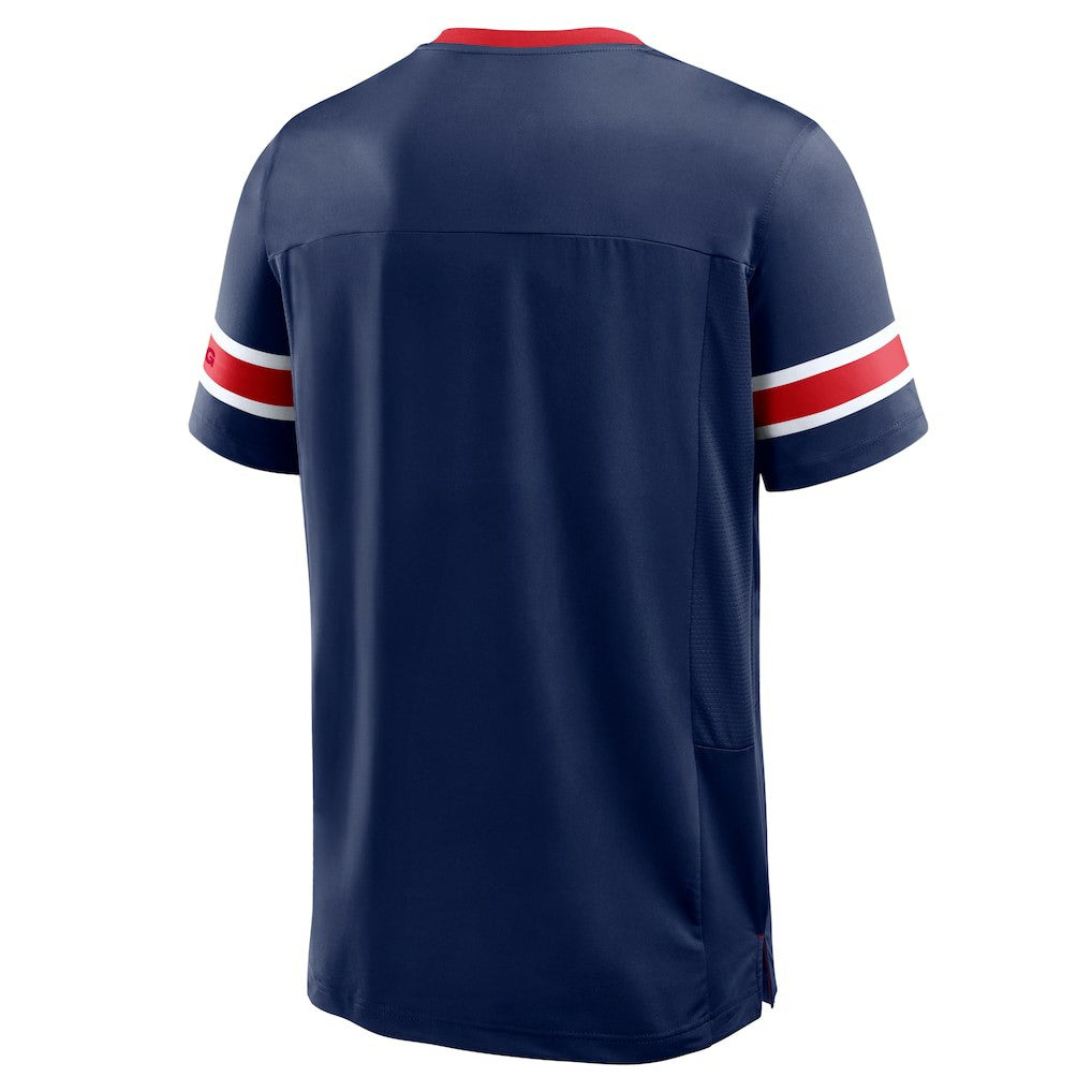 Hometown Premium Hashmark V-Neck T-Shirt - New York Giants