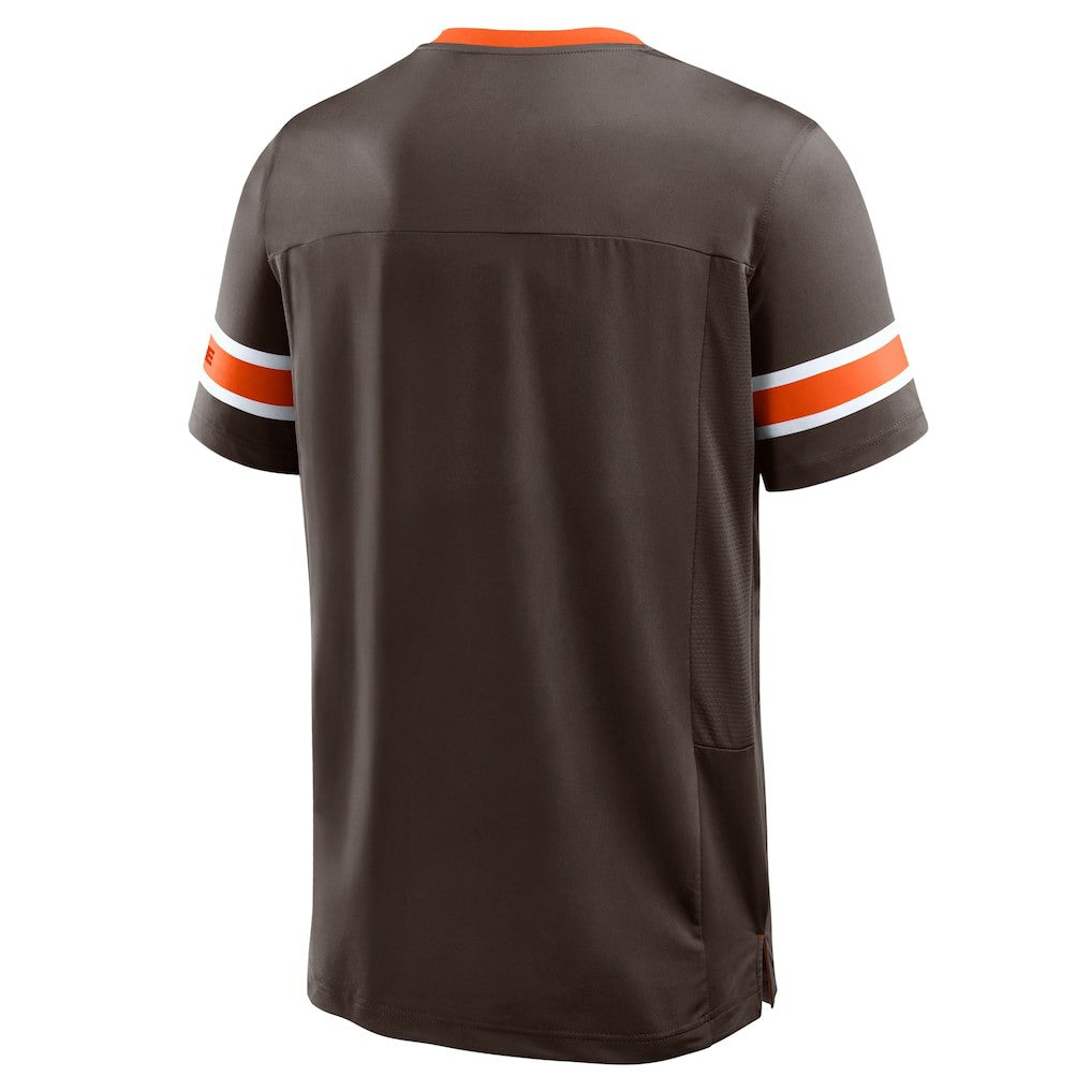 Hometown Premium Hashmark V-Neck T-Shirt - Cleveland Browns